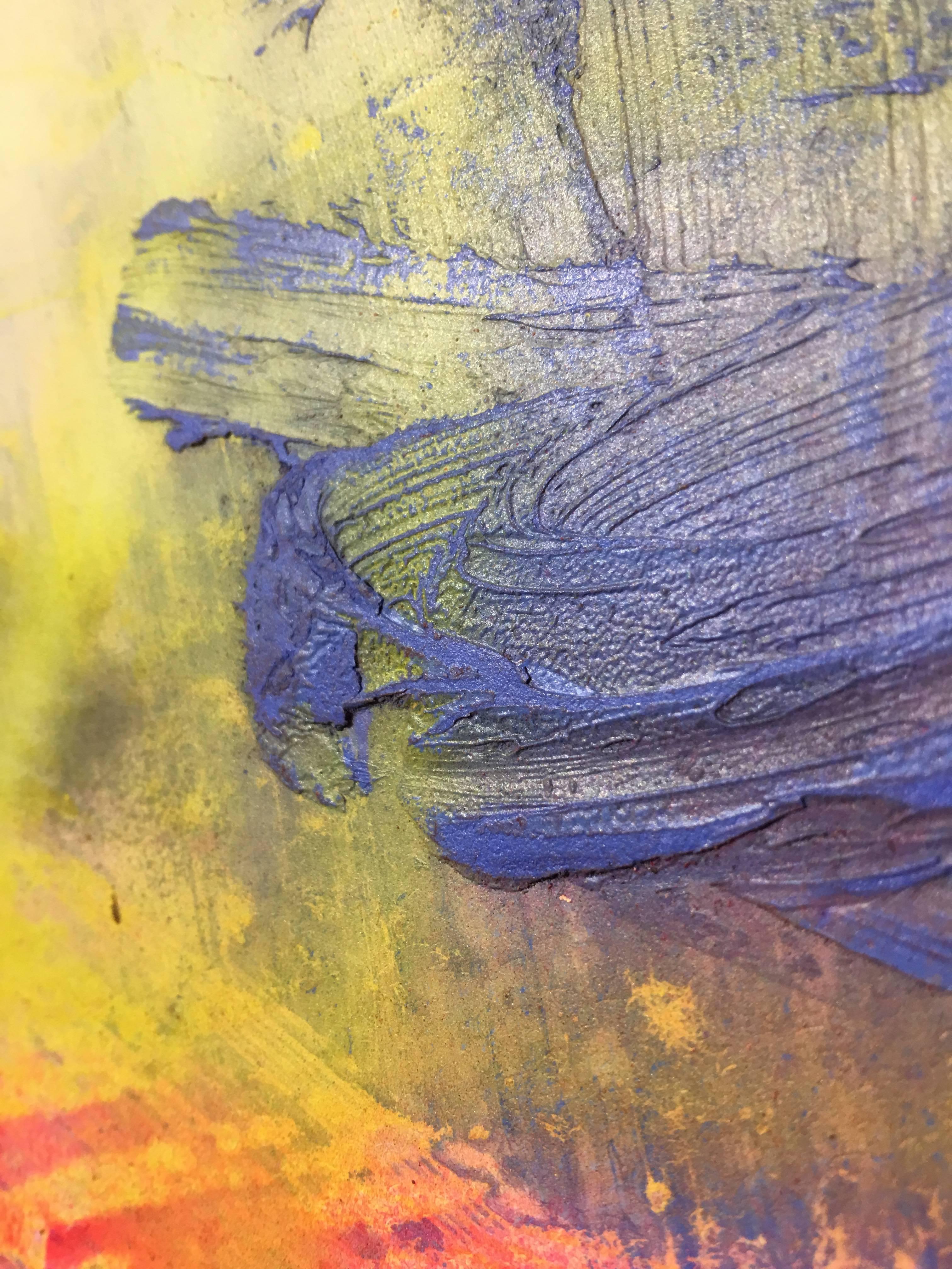 Pittura a olio dal titolo: Sentiero in divenire in vendita 1