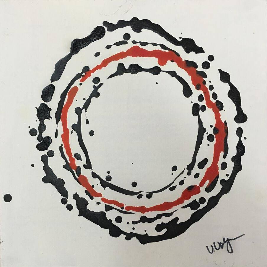 Veronica Volani Inza Abstract Painting - Circular E-motion 004