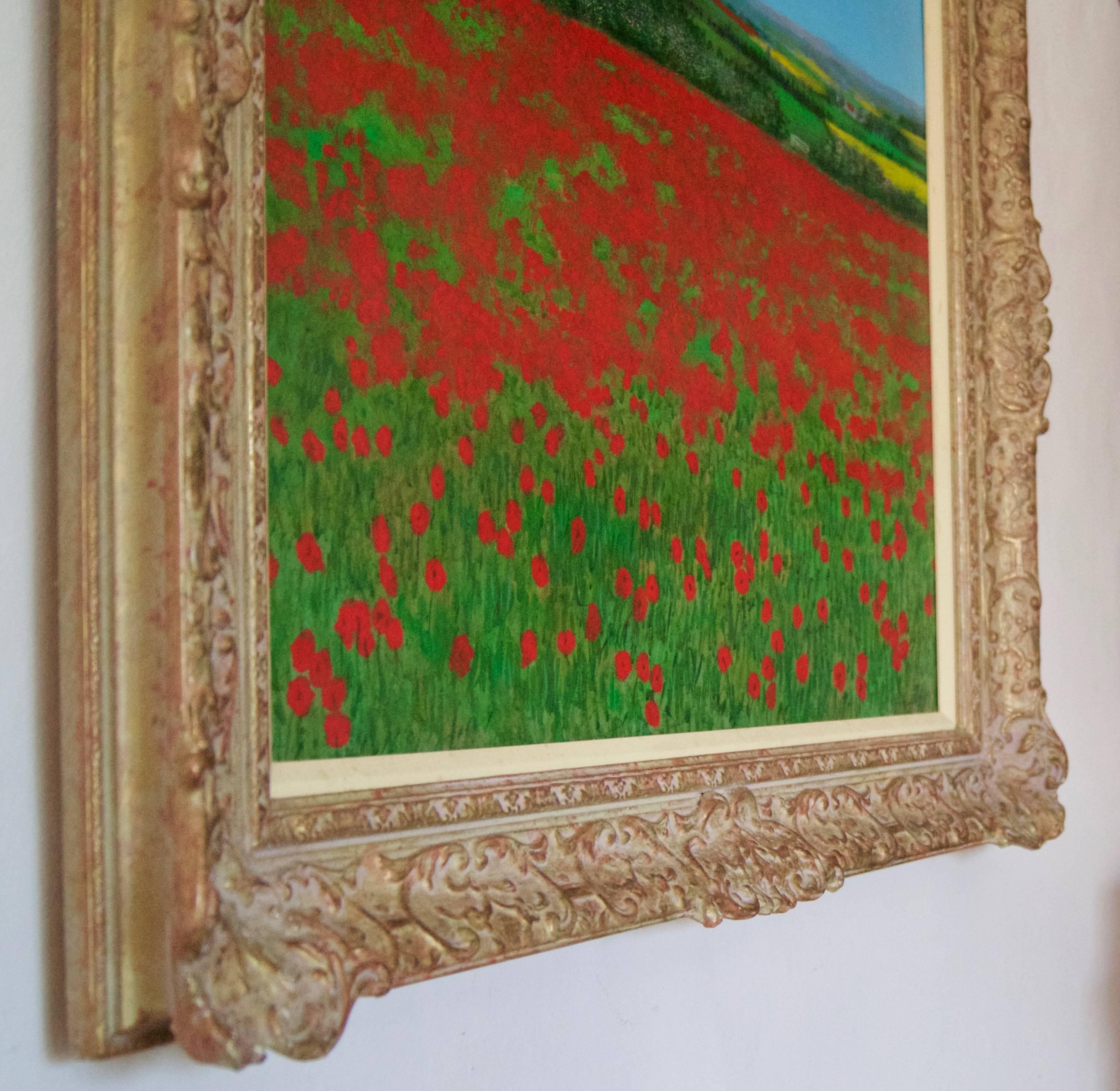 Poppy Fields - Post-Impressionist Painting by William Henry Innes