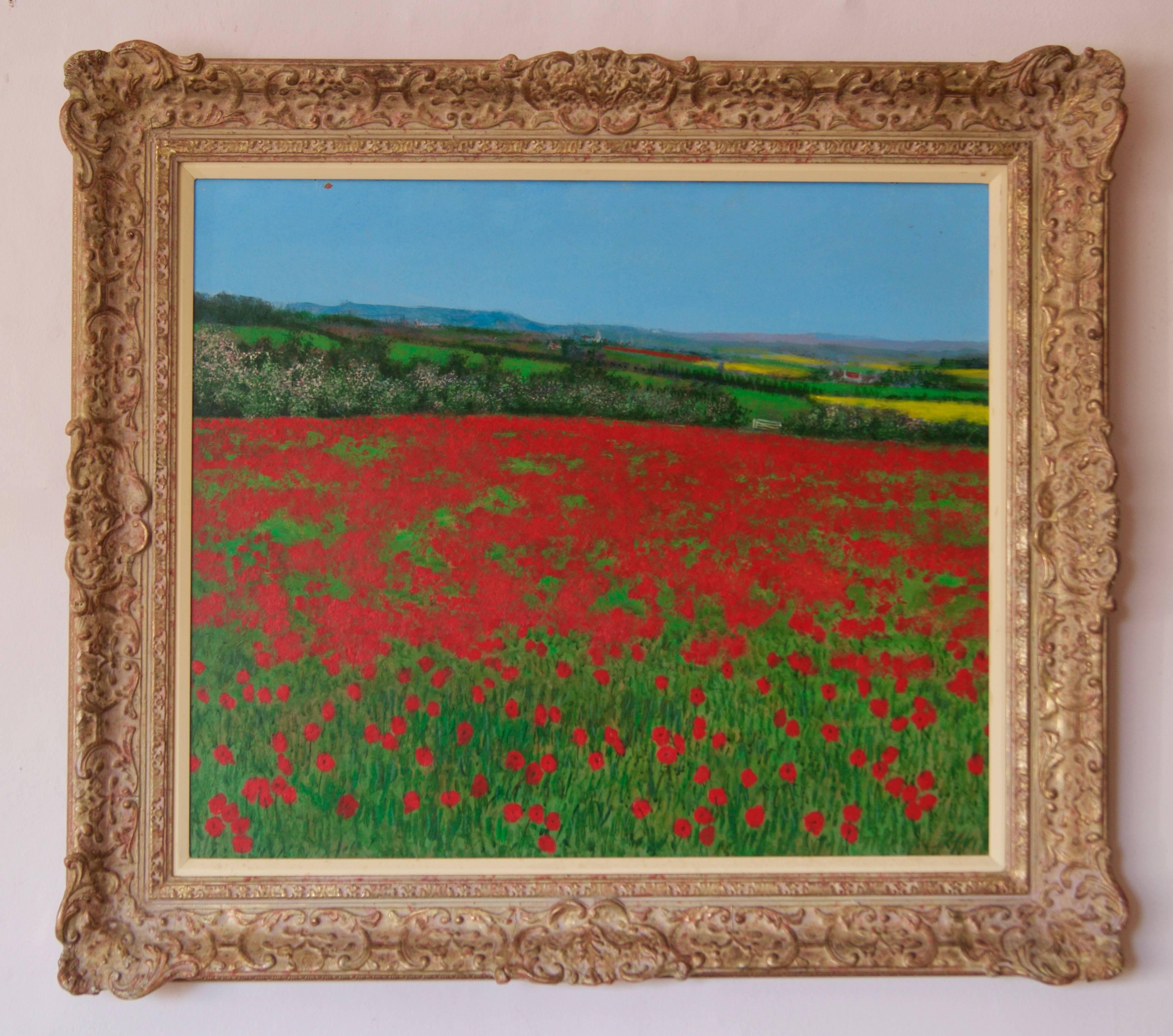 Poppy Fields - Painting by William Henry Innes