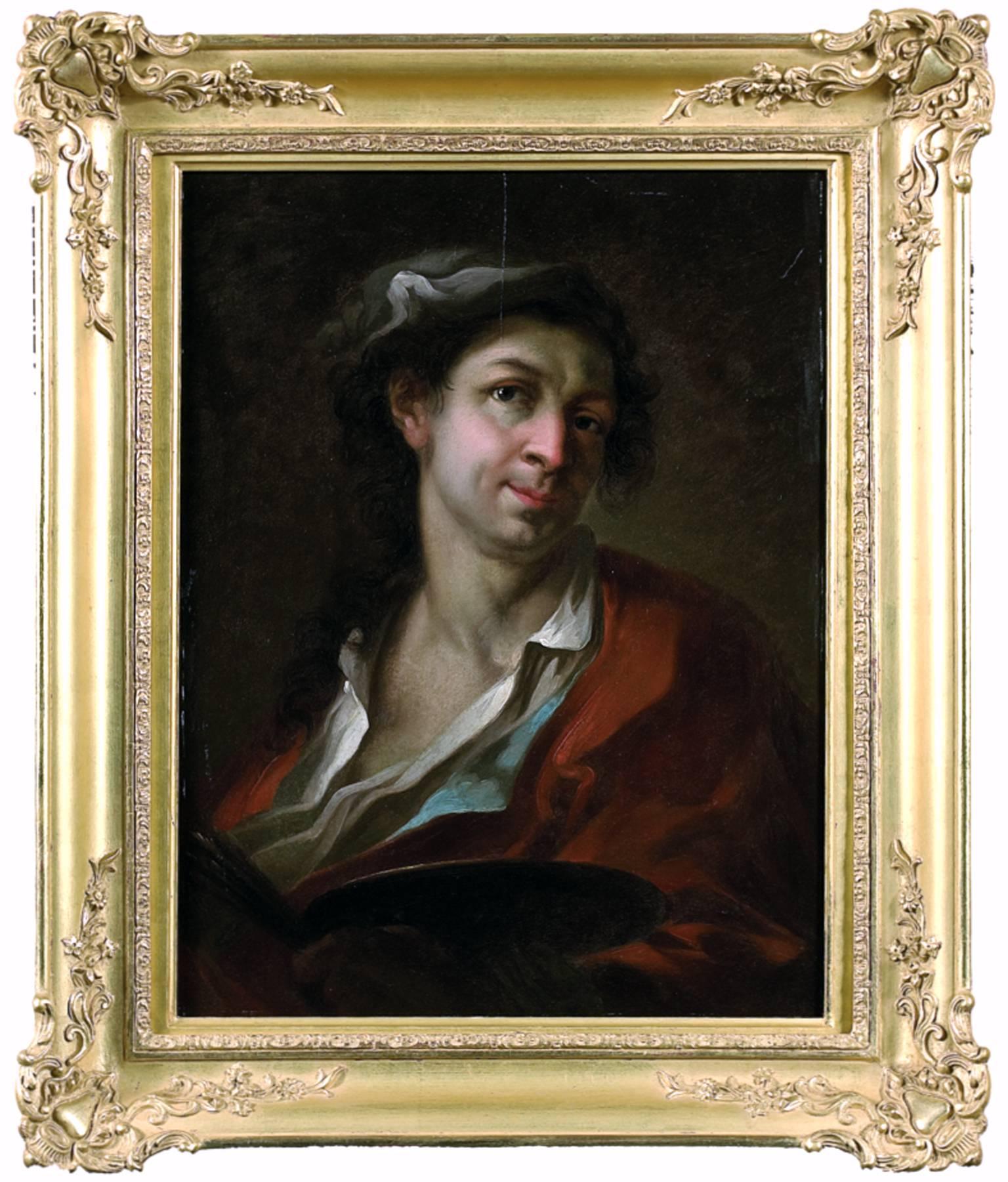 Giosuè Scotti Portrait Painting - Portrait of an artist