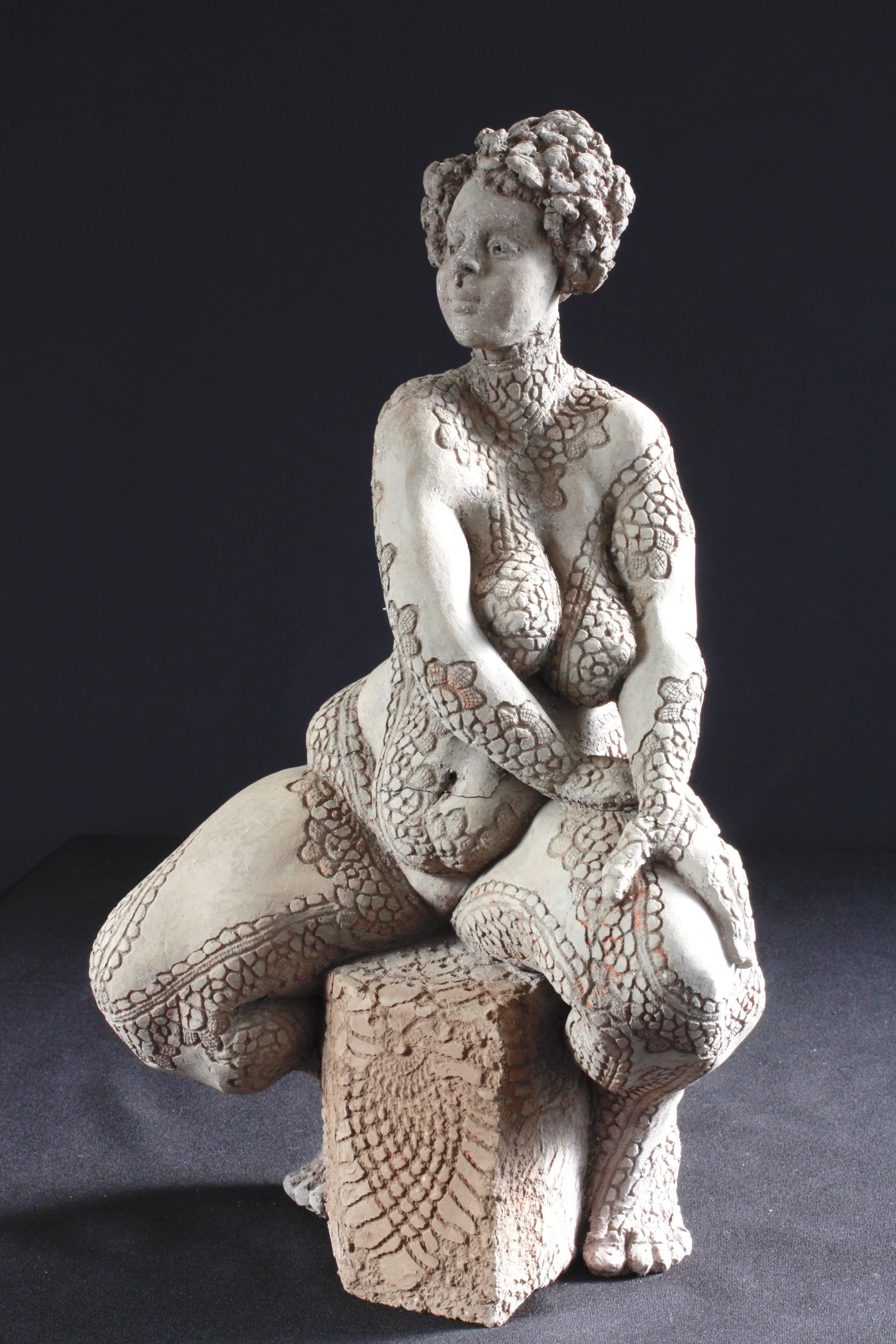 Djouher II  - Sculpture by Francine Auvrouin