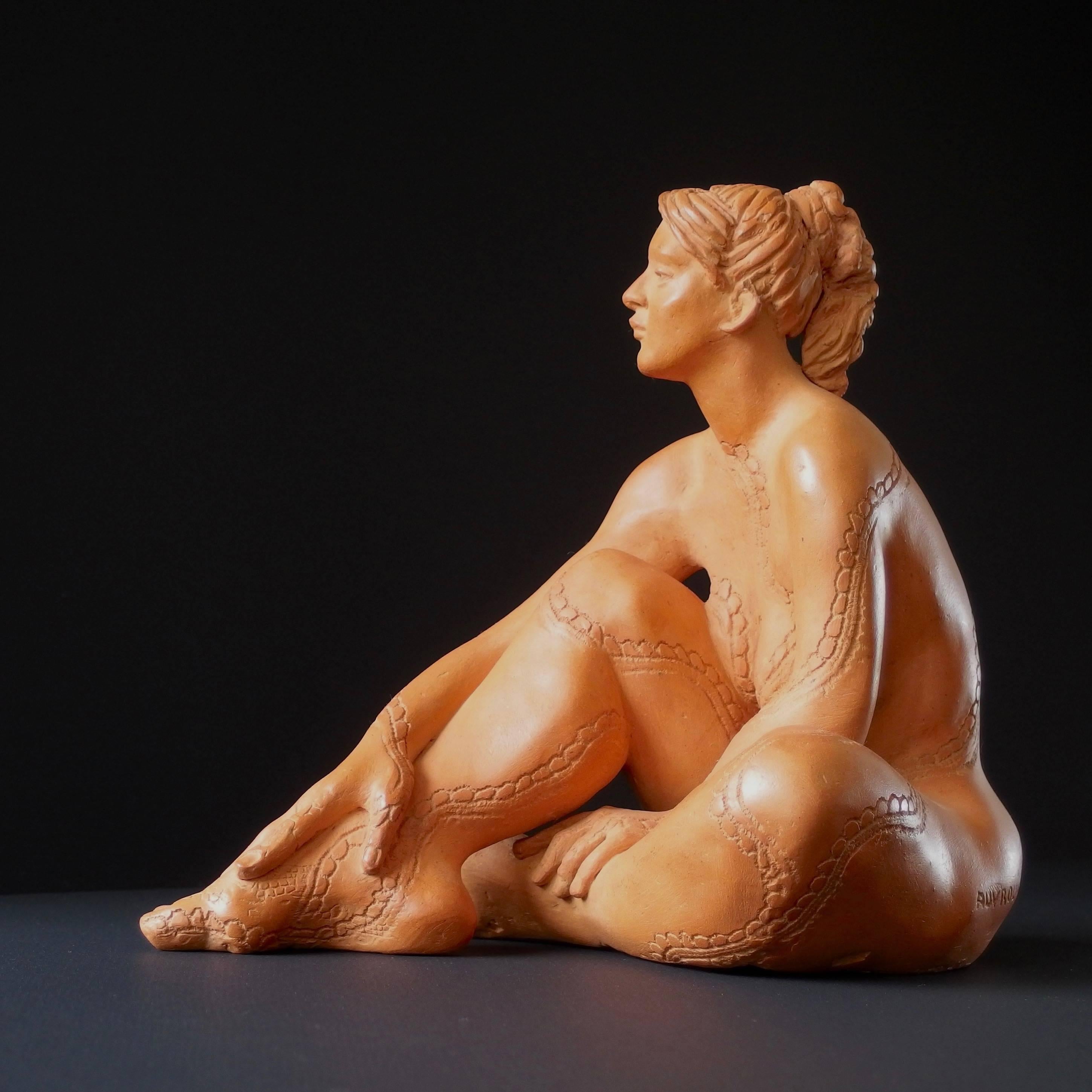 Claire - Contemporain Sculpture par Francine Auvrouin