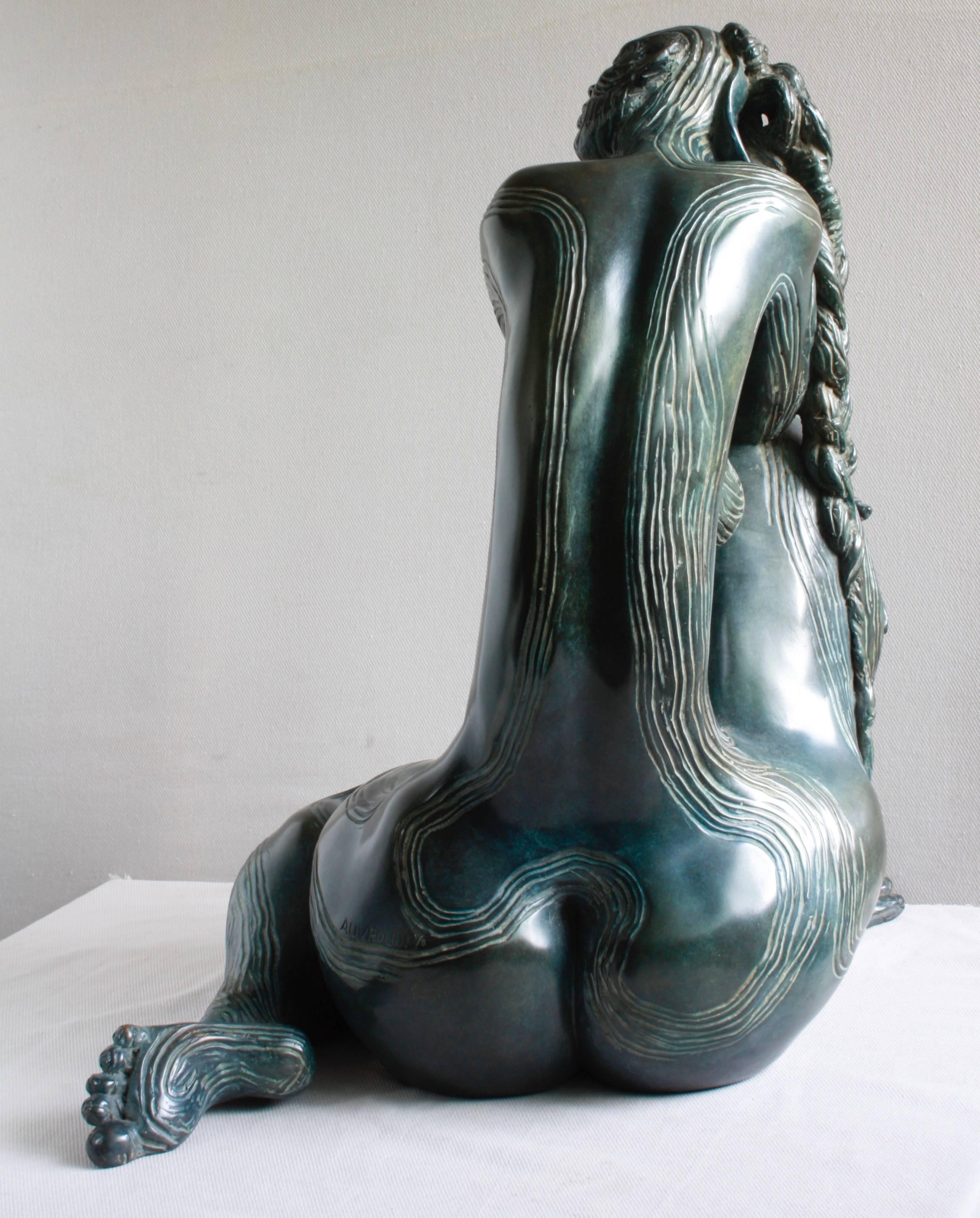 Steph – Sculpture von Francine Auvrouin