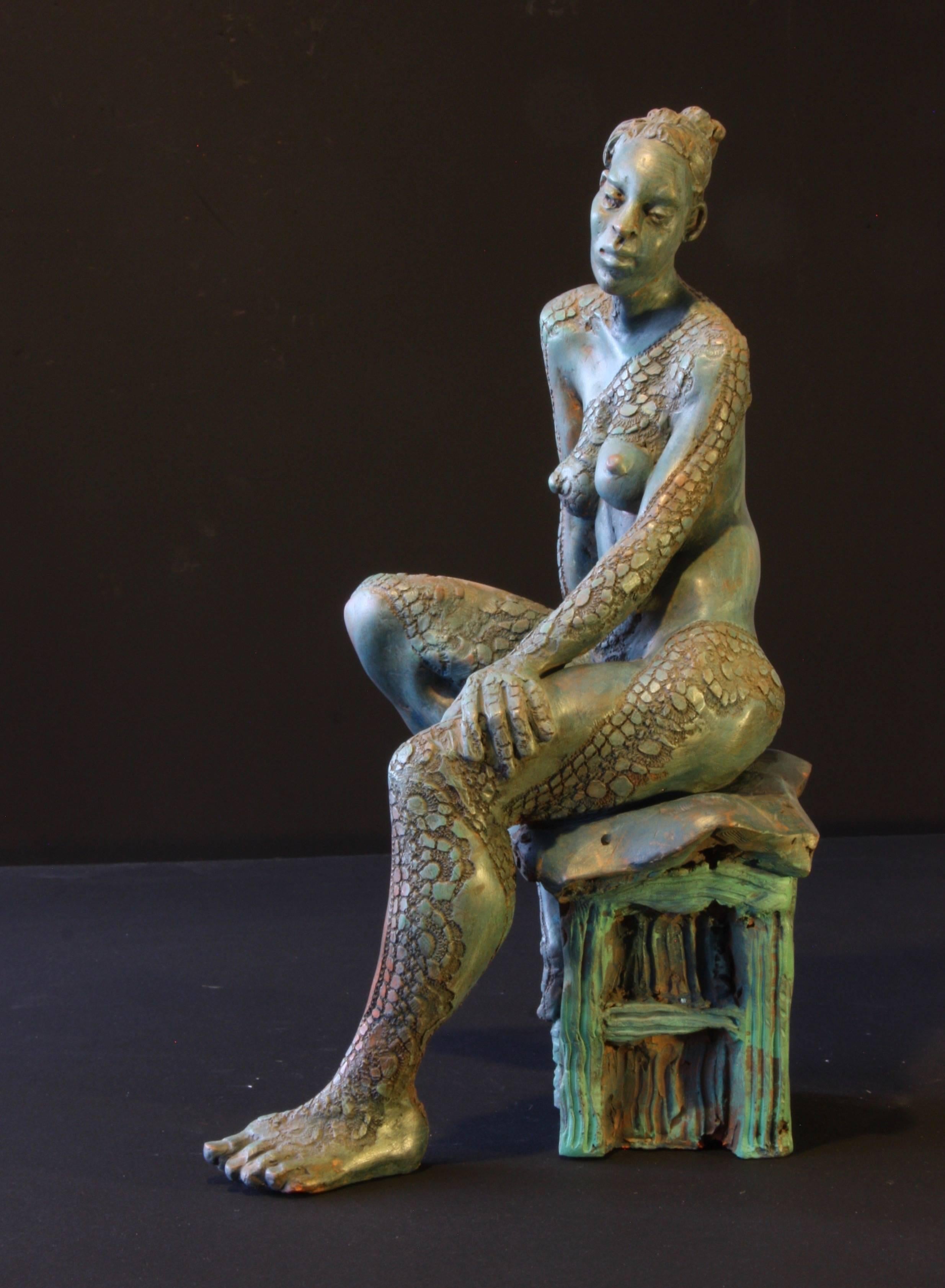 Francine Auvrouin Nude Sculpture - Charlotte