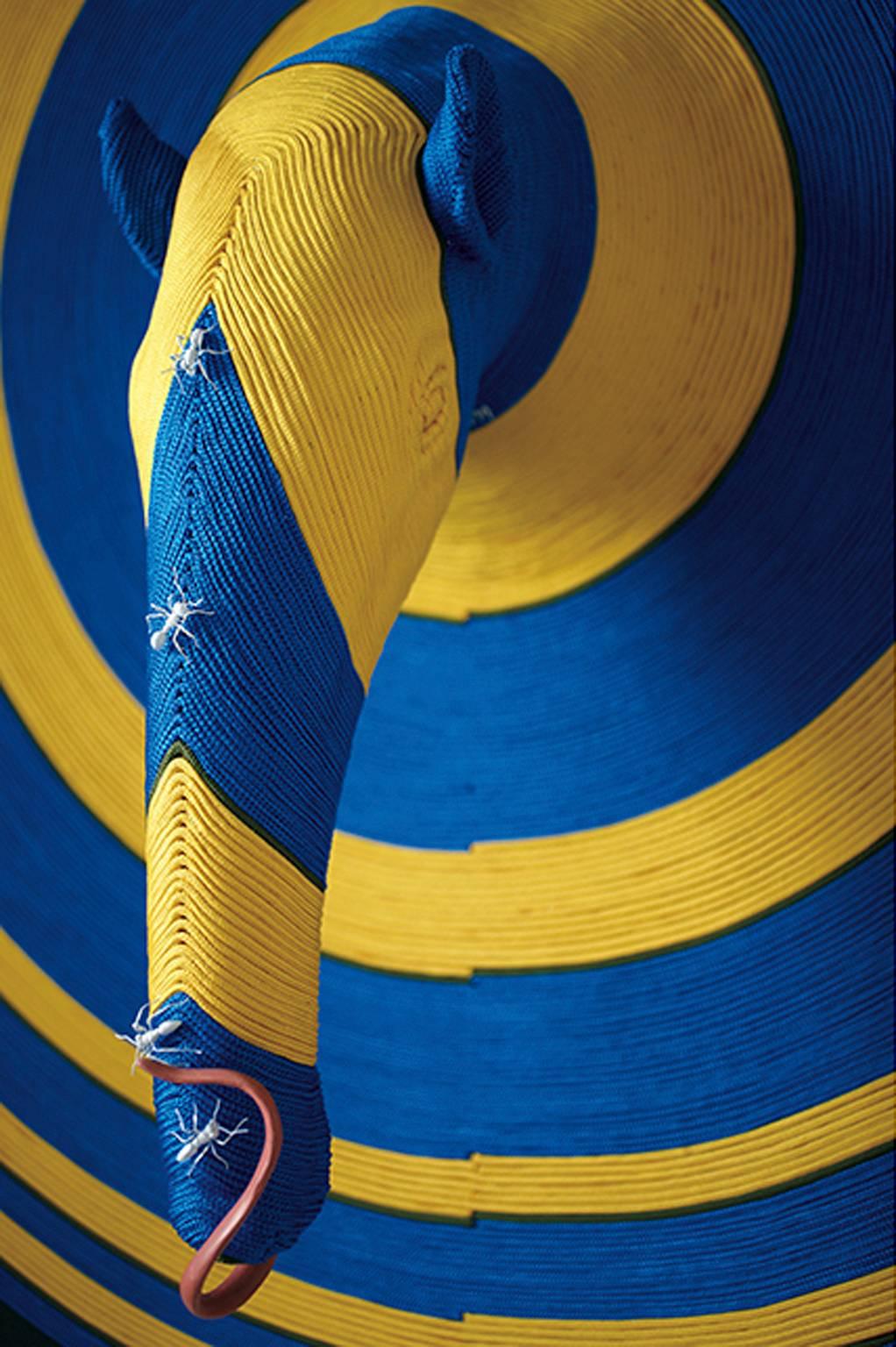 Tamandua Bandeira - Contemporary Sculpture by Mozart Guerra