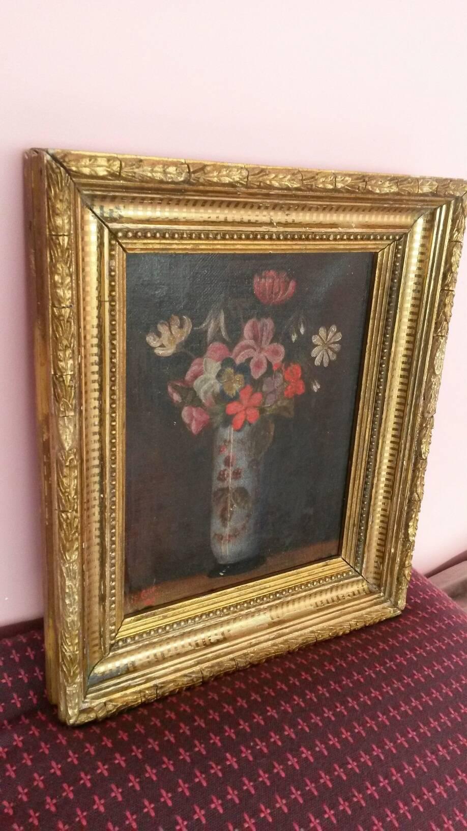 19th Cent  French Still Life by E.Ferté - Academic Painting by Unknown
