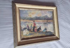 French Post Impressionist Brittany  Landscape by Serge  Sauvage