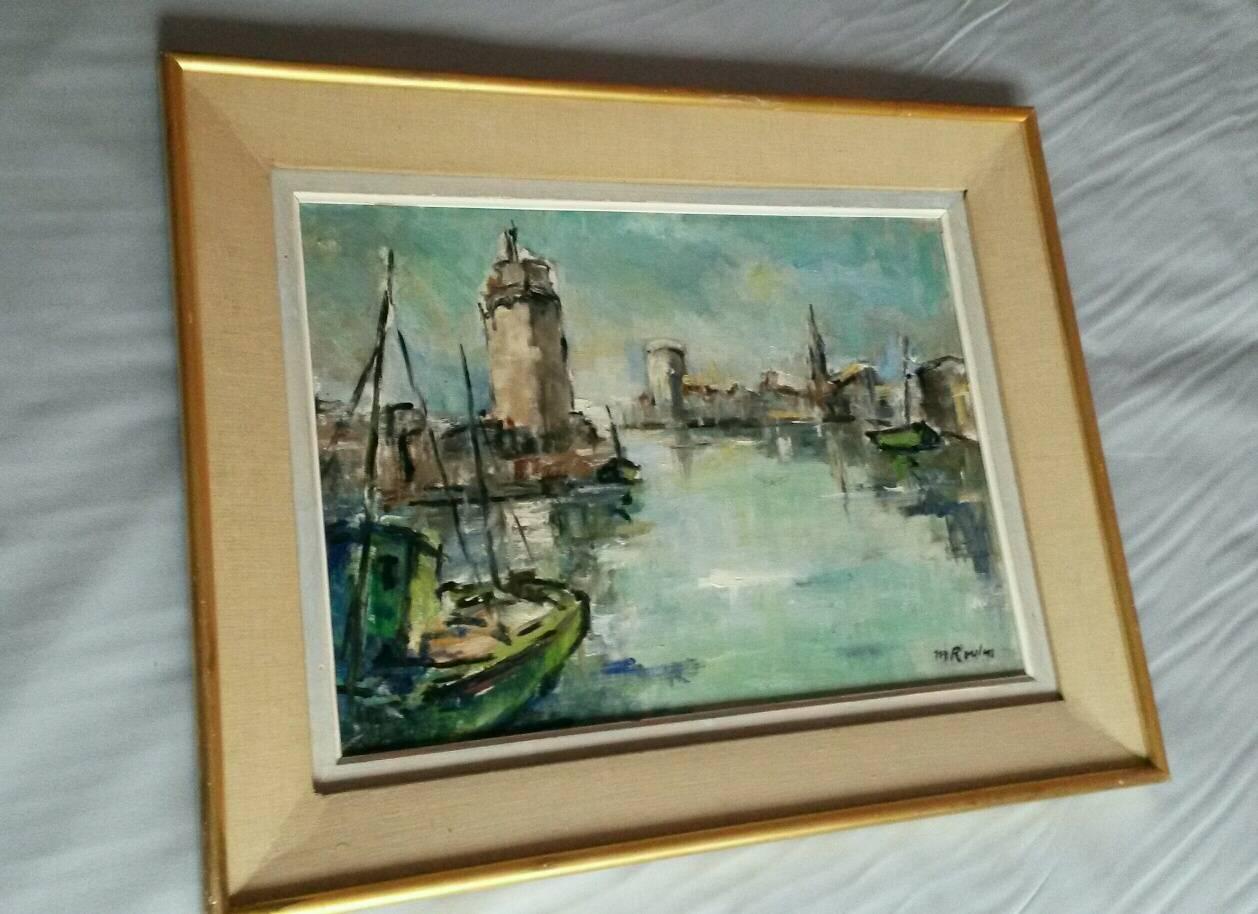 French Post Impressionist Marina  Painting by Rossini 3