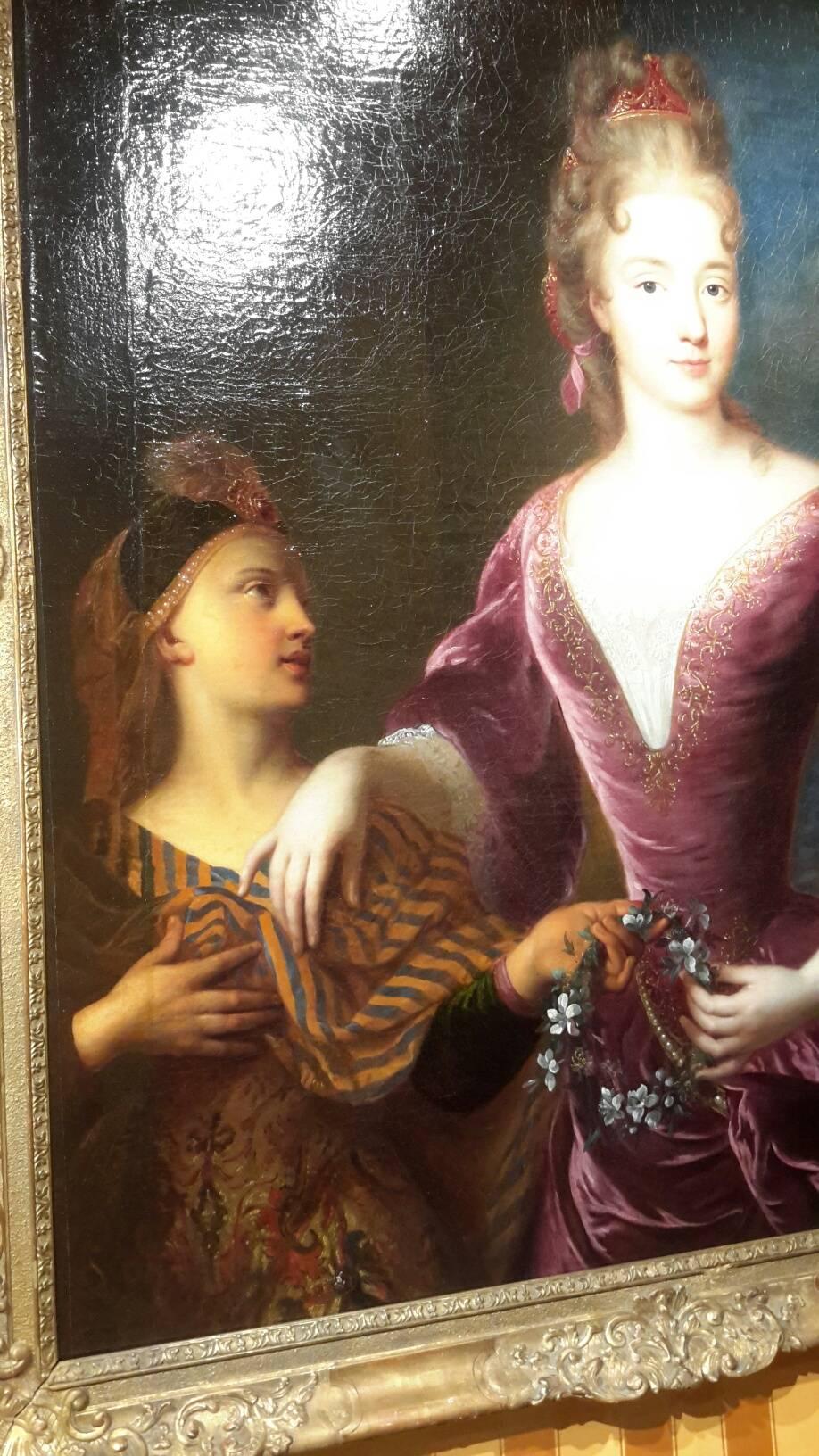Porträt der Marquise Louise Catherine de Crussol d'Uzès 1