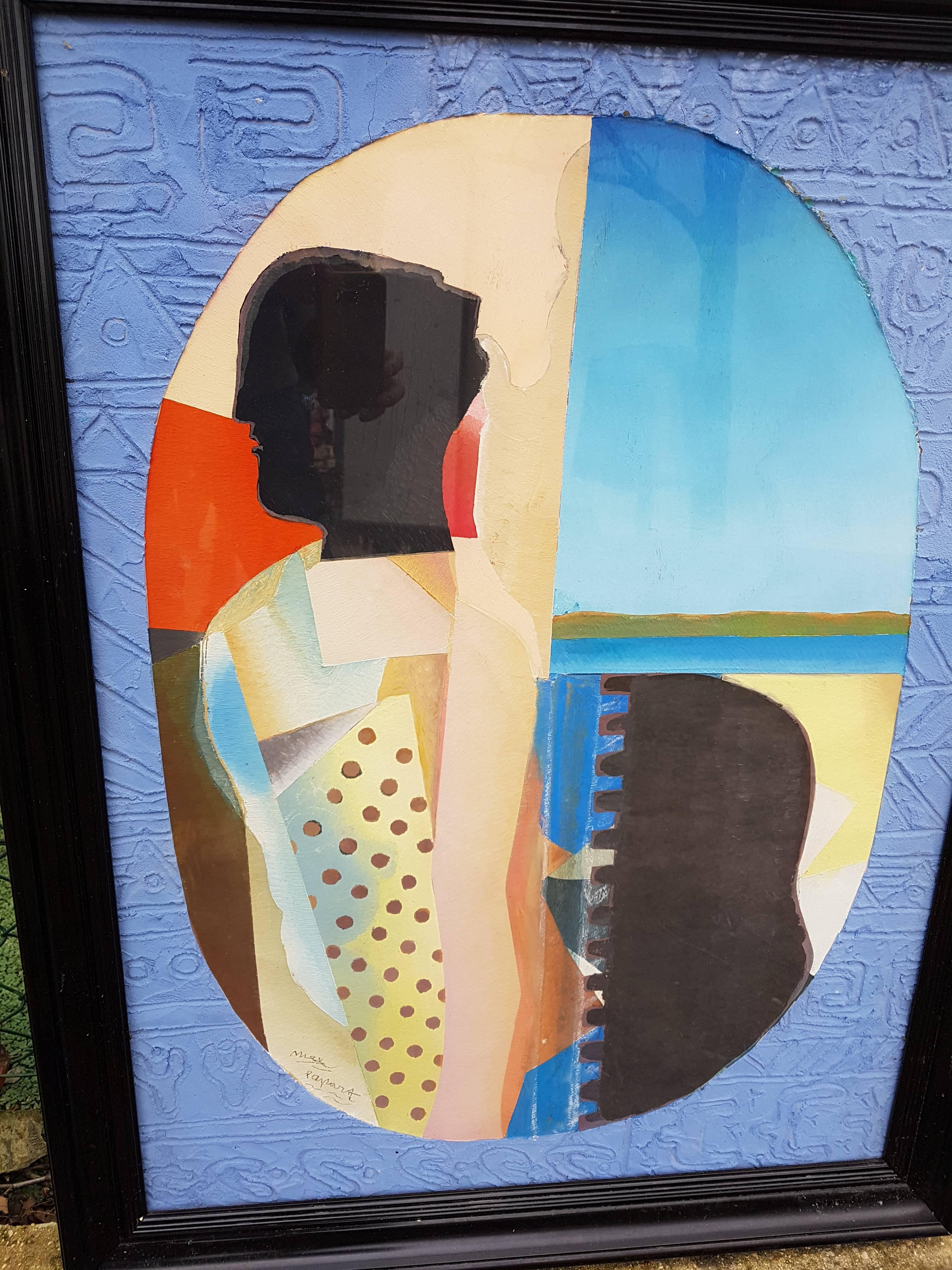 Rare Post Cubist French Painting  2