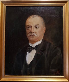 Pair of 19th French School Portrait of  French Senator  Barante and wife