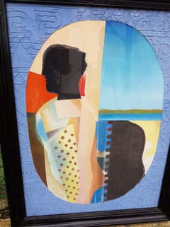 Rare Post Cubist French Painting
