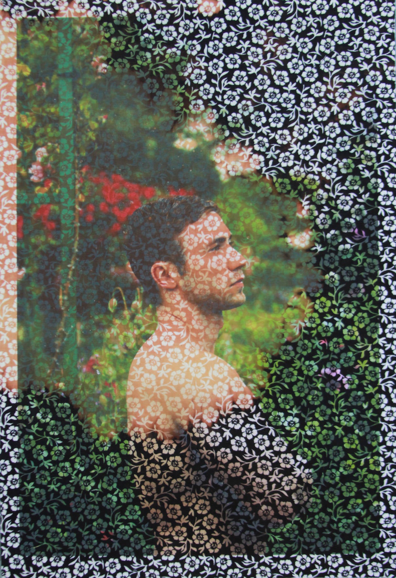 Tim Hailand Figurative Photograph - Michal Profile Monet’s Garden Giverny