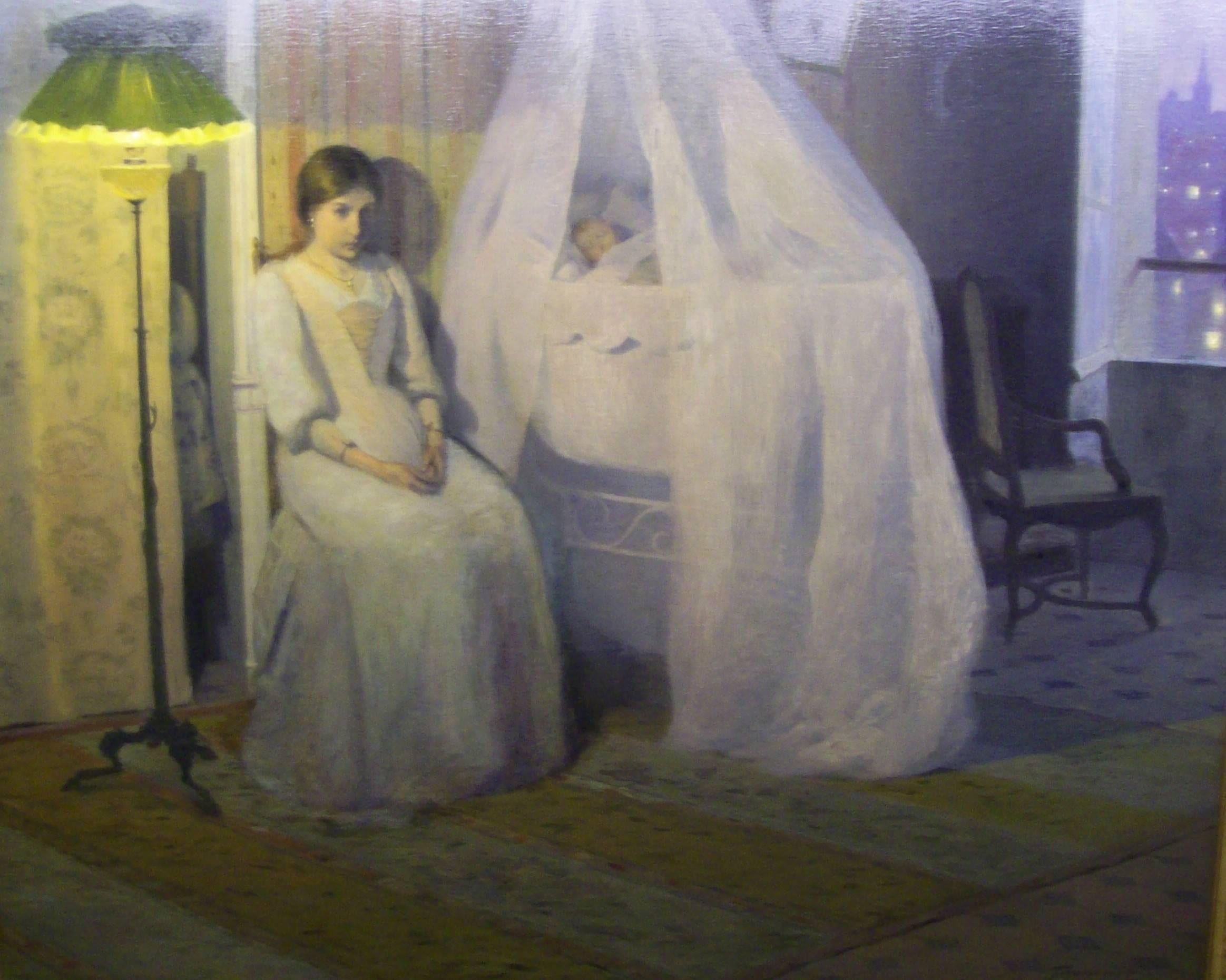 Hippolyte Fournier Still-Life Painting - La jeune mere
