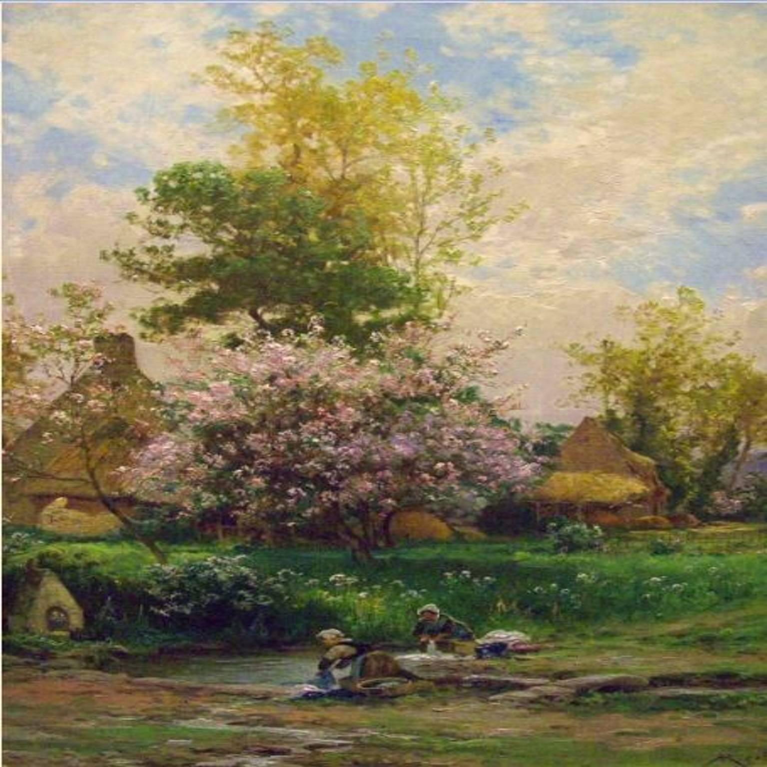 Albert Gabriel Rigolot Landscape Painting - Paysage Printanier