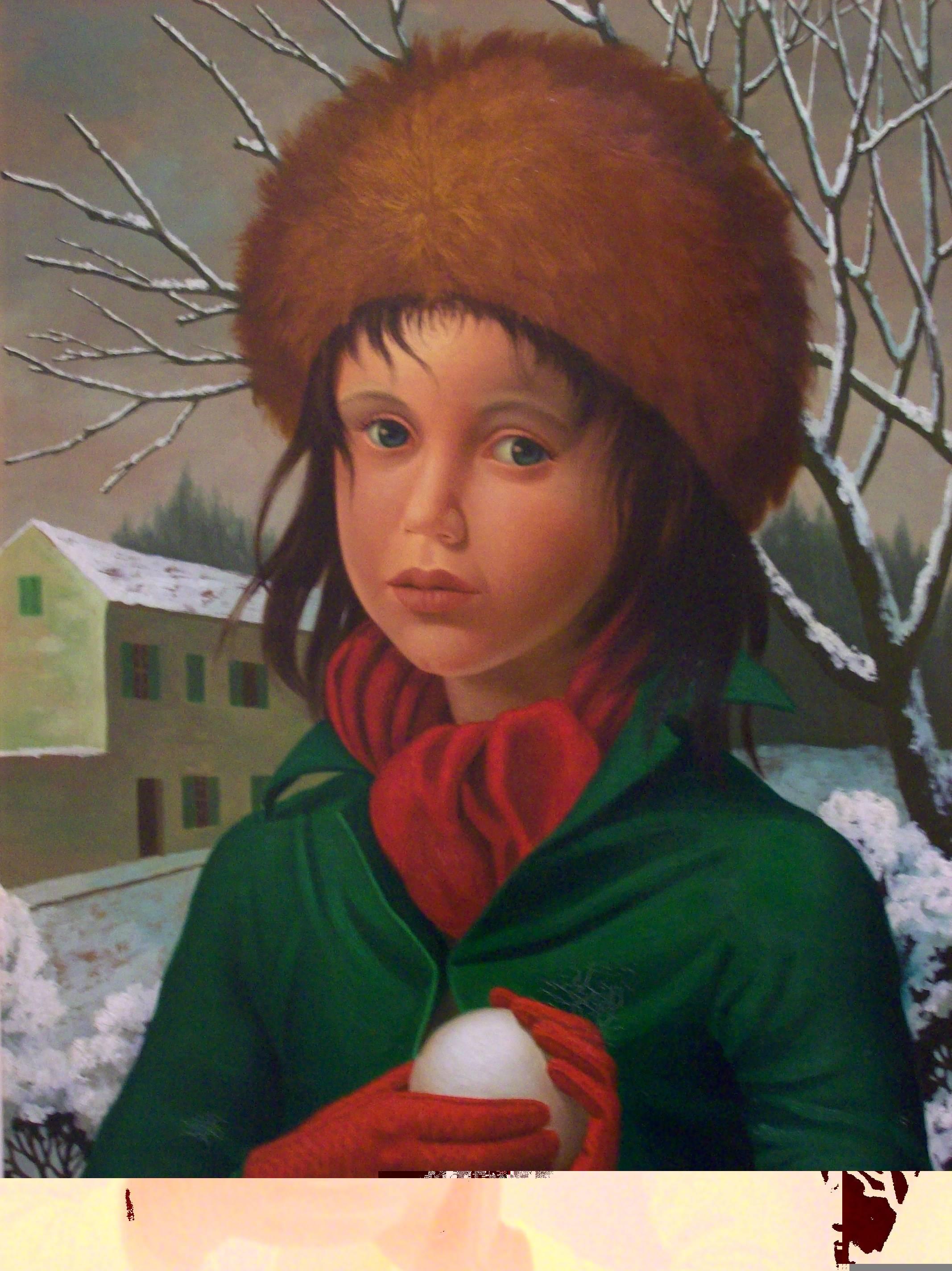 Philippe Bonamy Portrait Painting - Boule de Neige