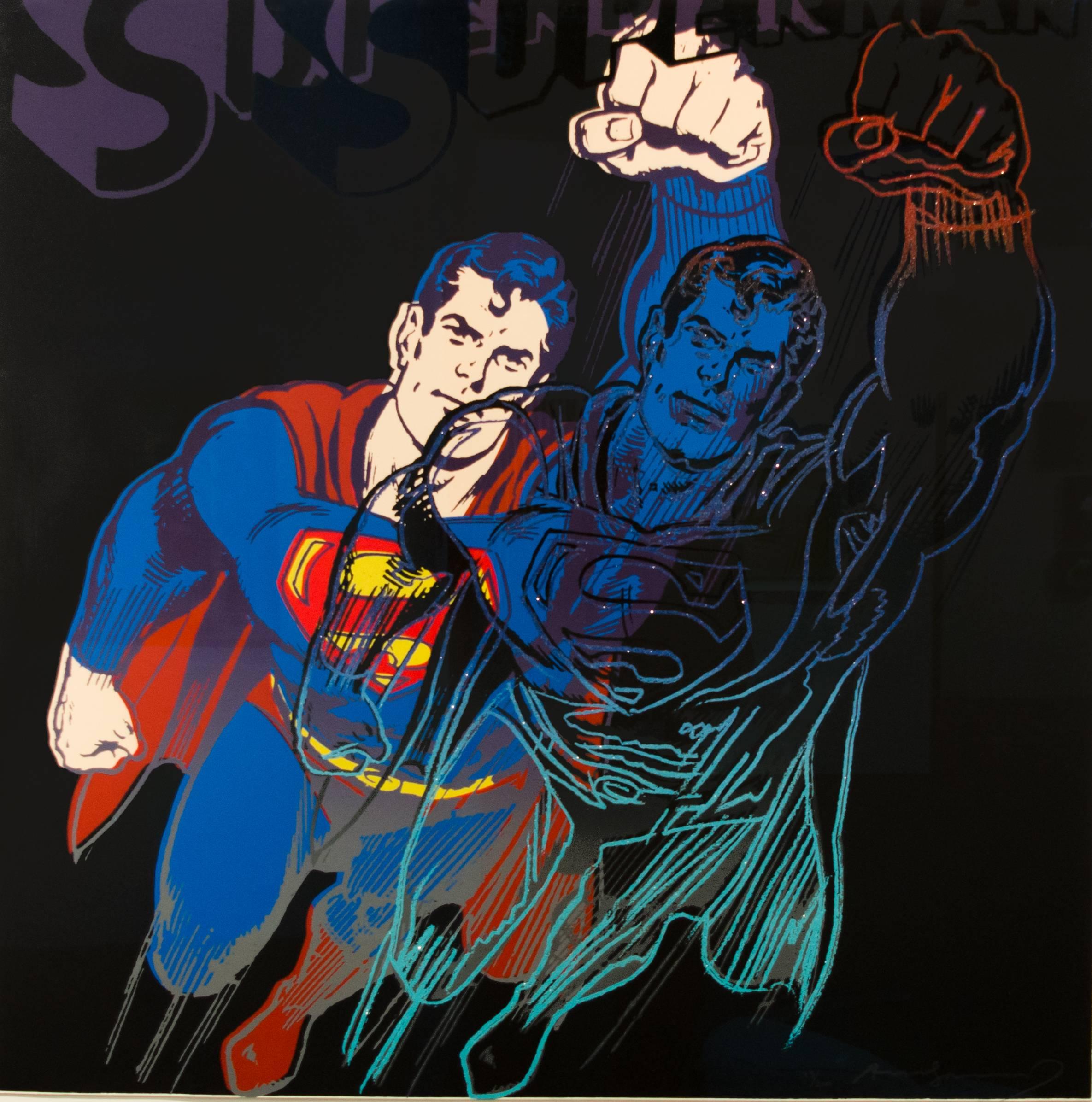 Andy Warhol Portrait Print - Superman (F. & S. II. 260)