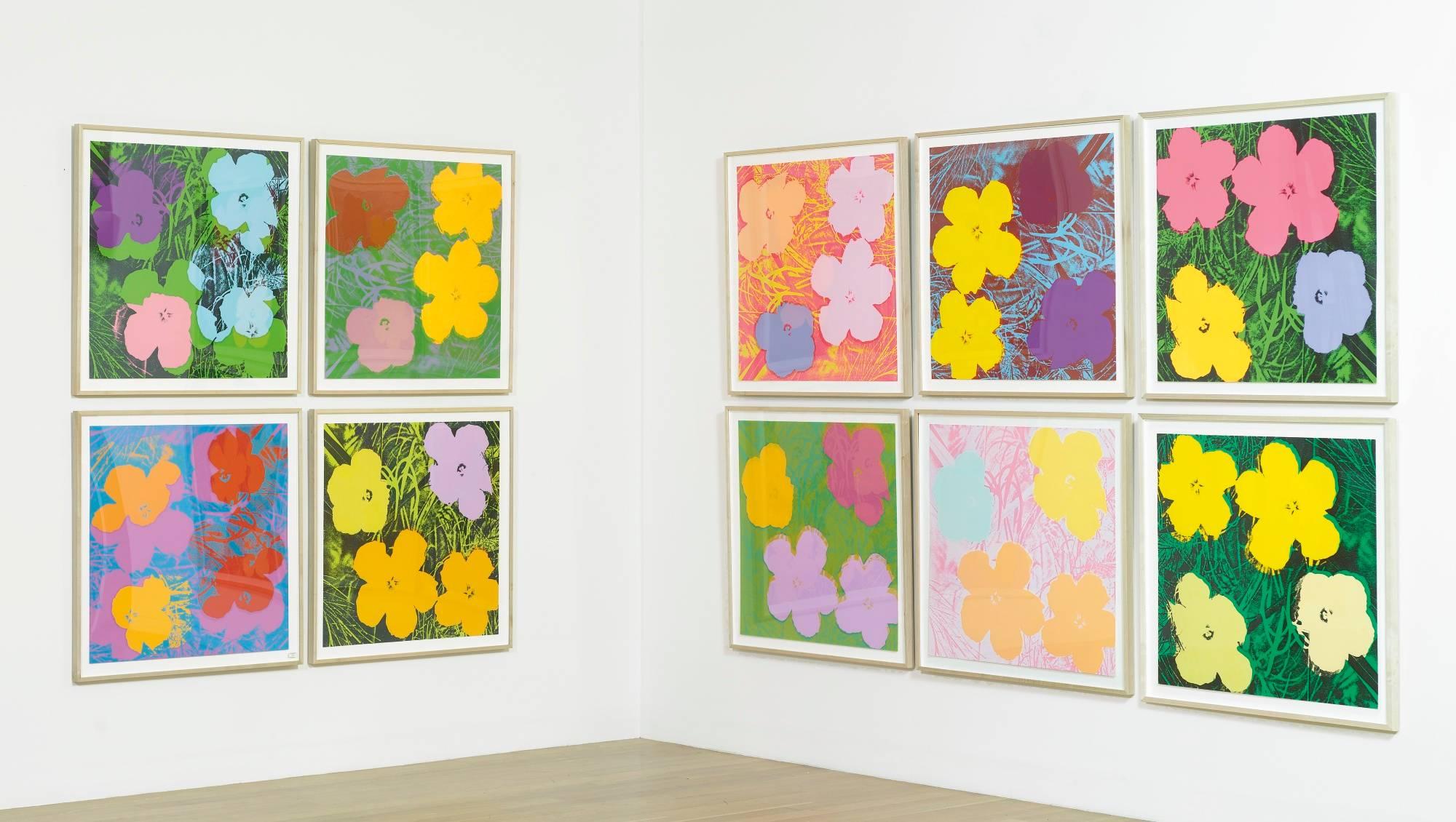 Andy Warhol Landscape Print - Flowers (Portfolio of 10) (F. & S. II. 64-73)