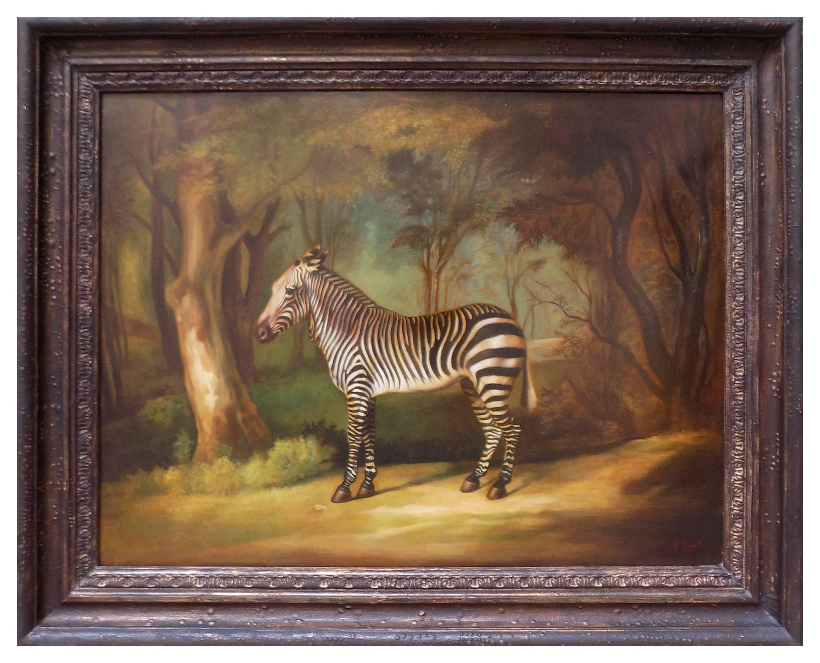 Angelo Granati Animal Painting - ZEBRA
