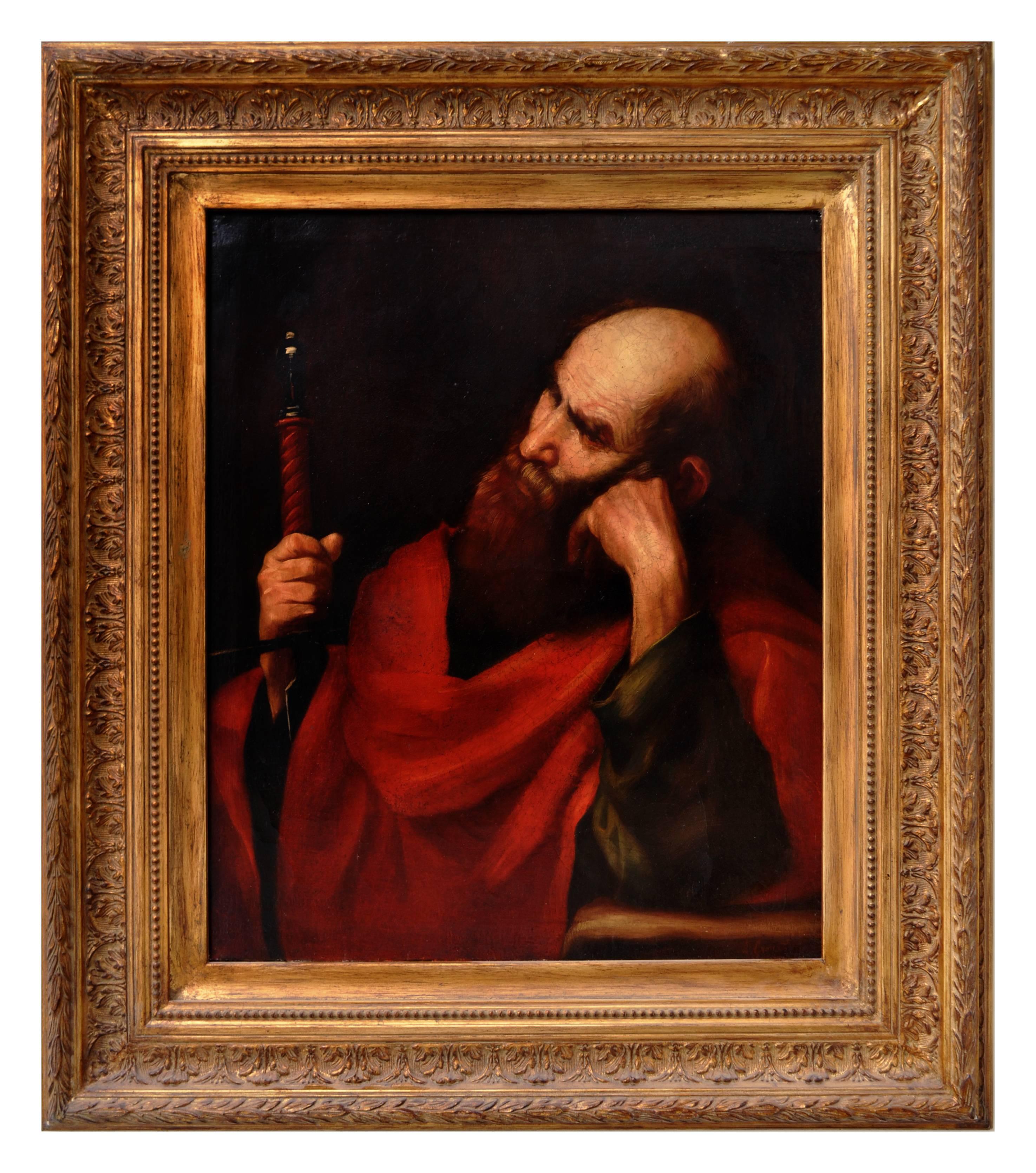 Angelo Granati Portrait Painting - PHILOSOPHER