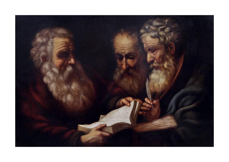 Ciro De Rosa Portrait Painting - PHILOSOPHERS