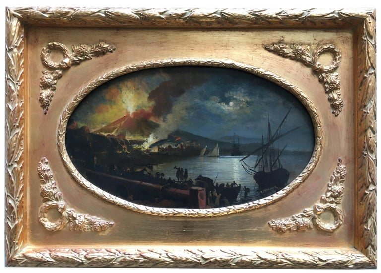 Ettore Ferrante Landscape Painting - NAPLES