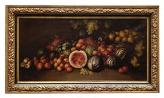 NATURA MORTA - Alla maniera di Adriaen Coorte - Olio su tela Pittura italiana