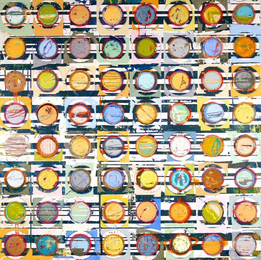 Fibonacci 301 - Mixed Media Art by Jylian Gustlin