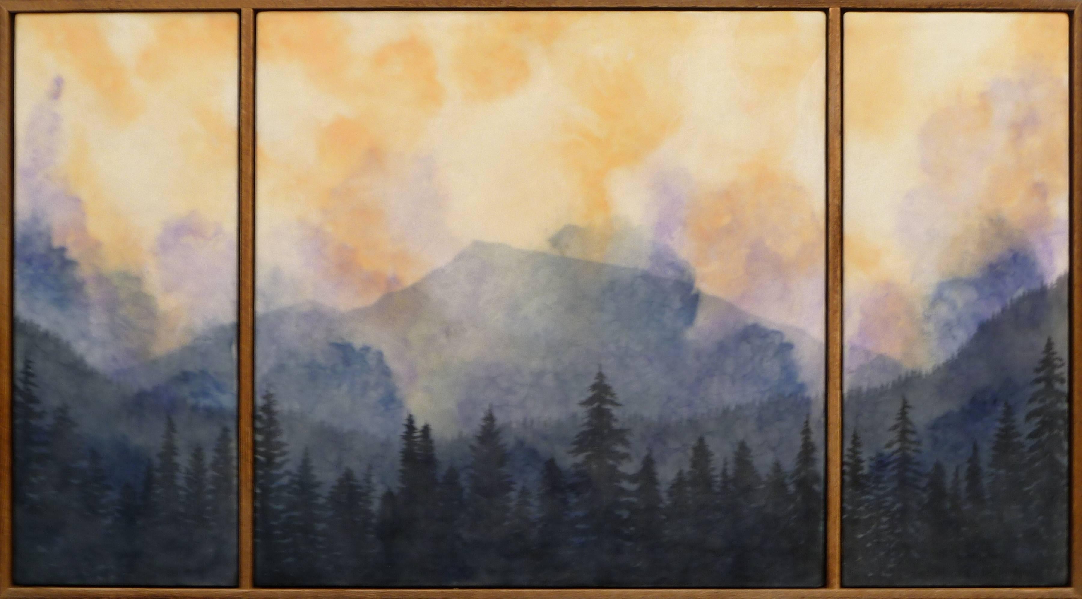 Bridgette Meinhold Landscape Painting - All Together Now