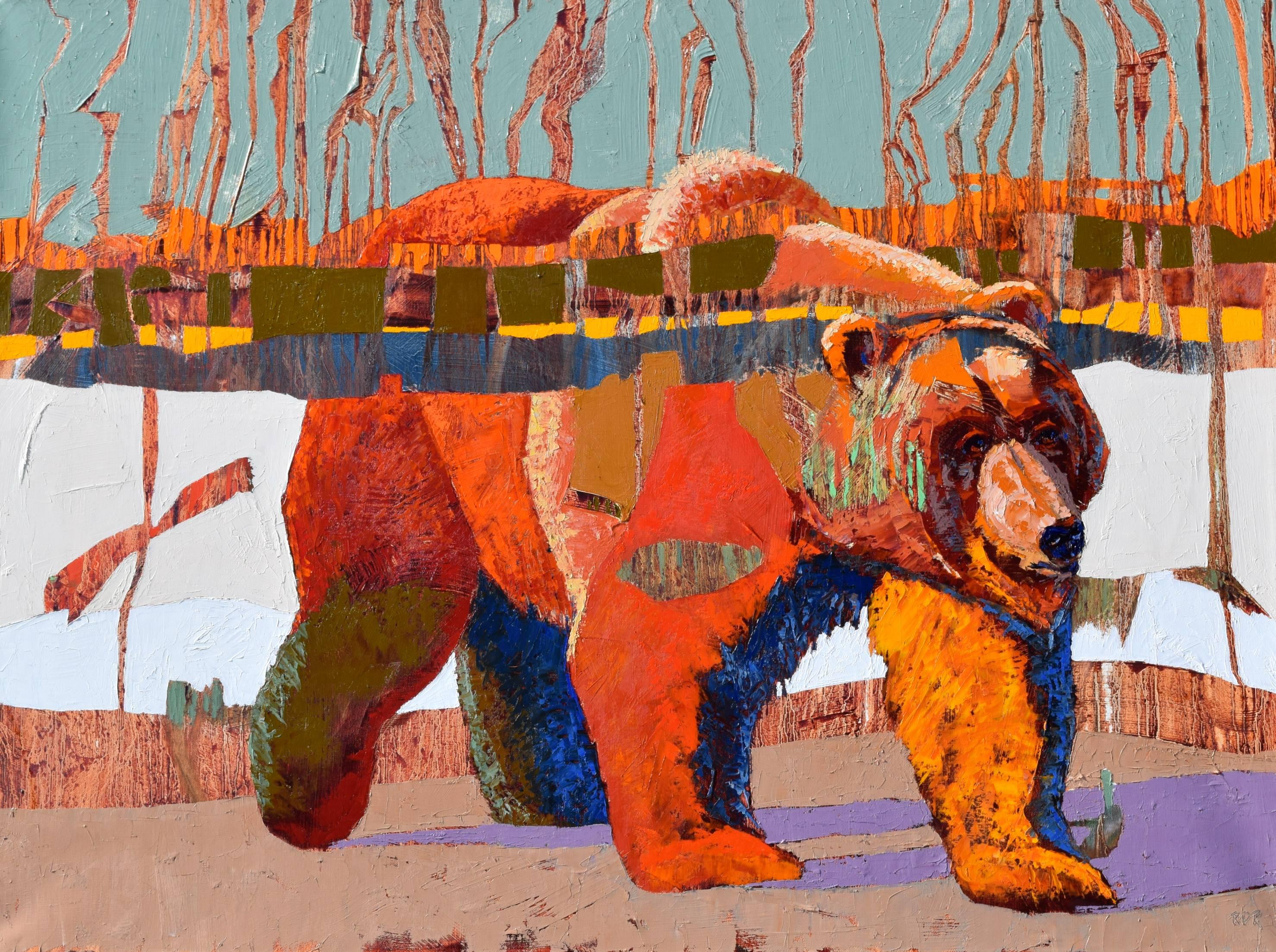 Ron Russon Animal Painting - Solid Ground