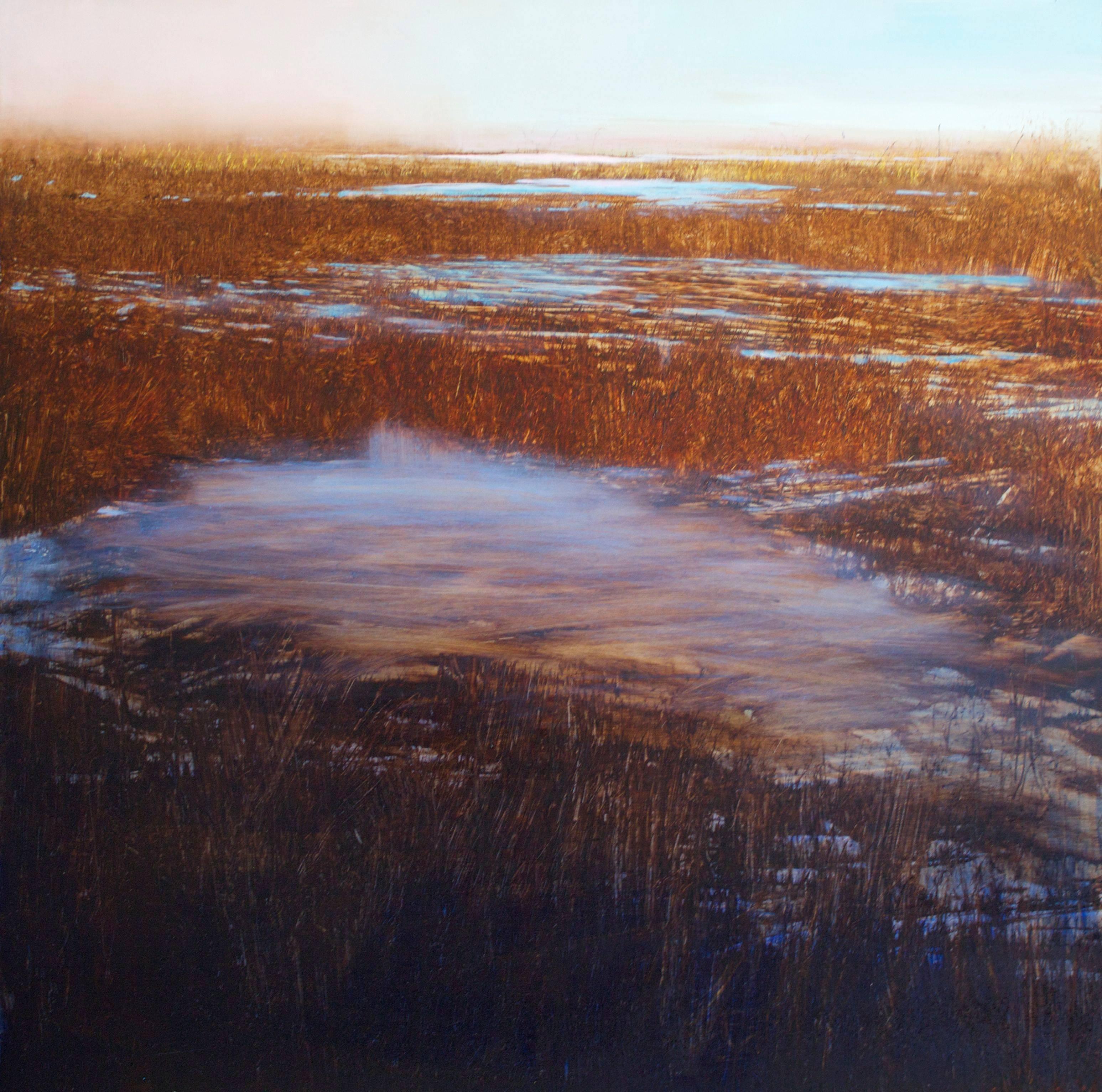 Faye Mylen Landscape Painting - Still Marsh