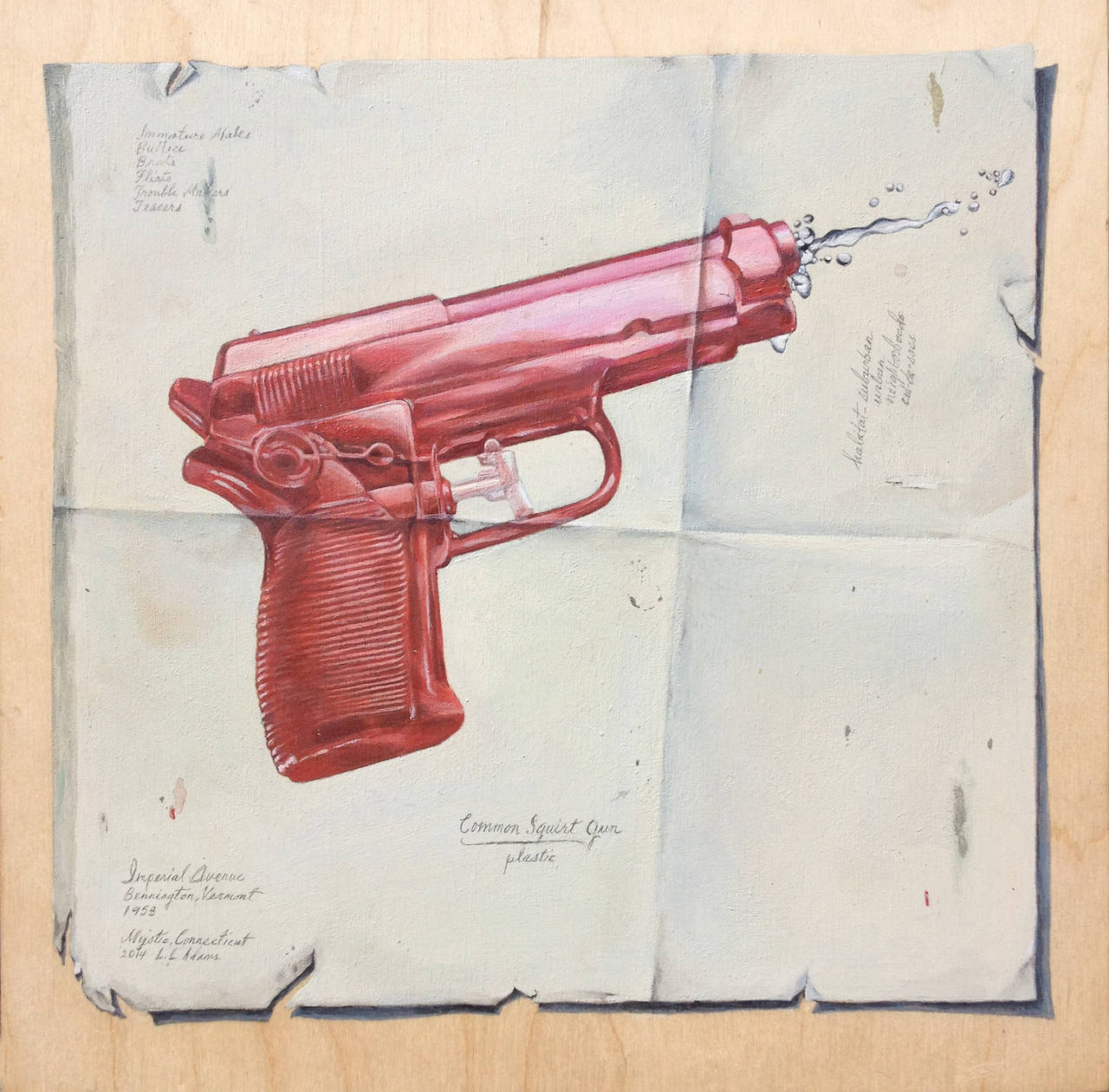Common Squirt Gun - Art by Lisa Adams