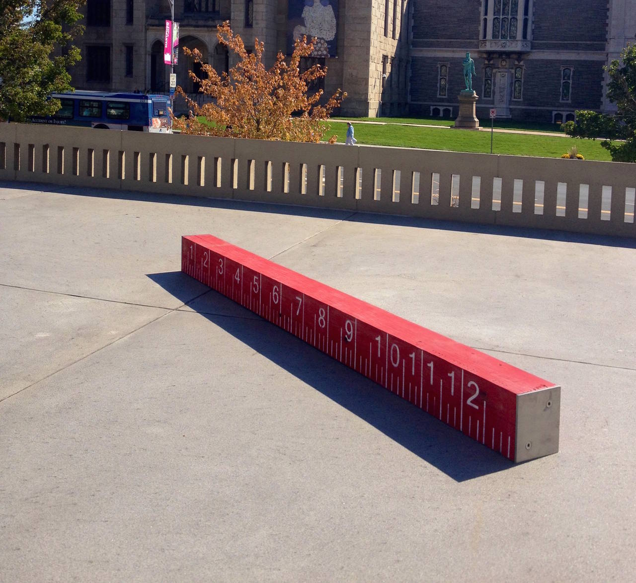 Bushnell Segment (Red) - Sculpture by Peter Kirkiles