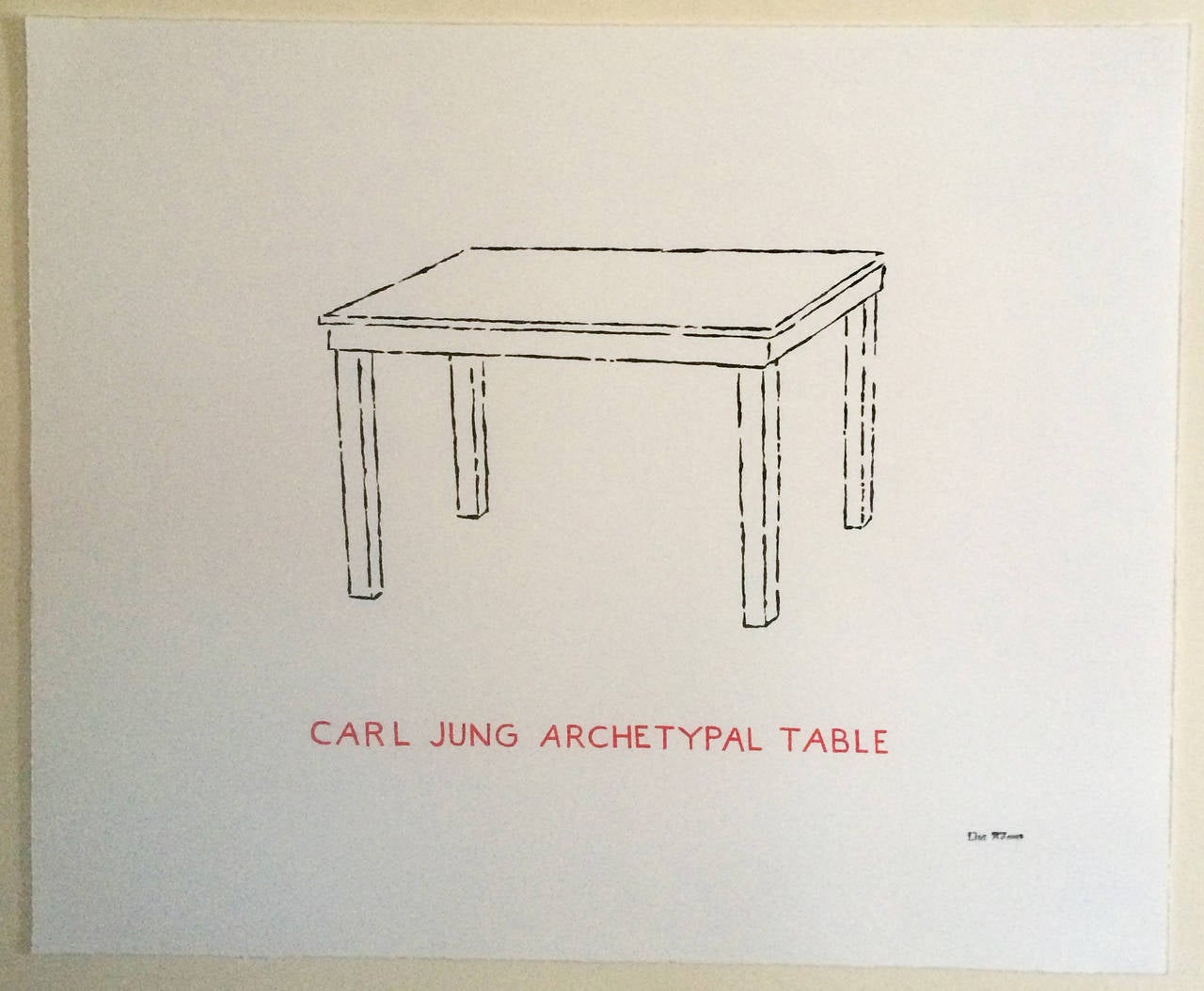 Lisa Adams Interior Art - Carl Jung Archetypal Table