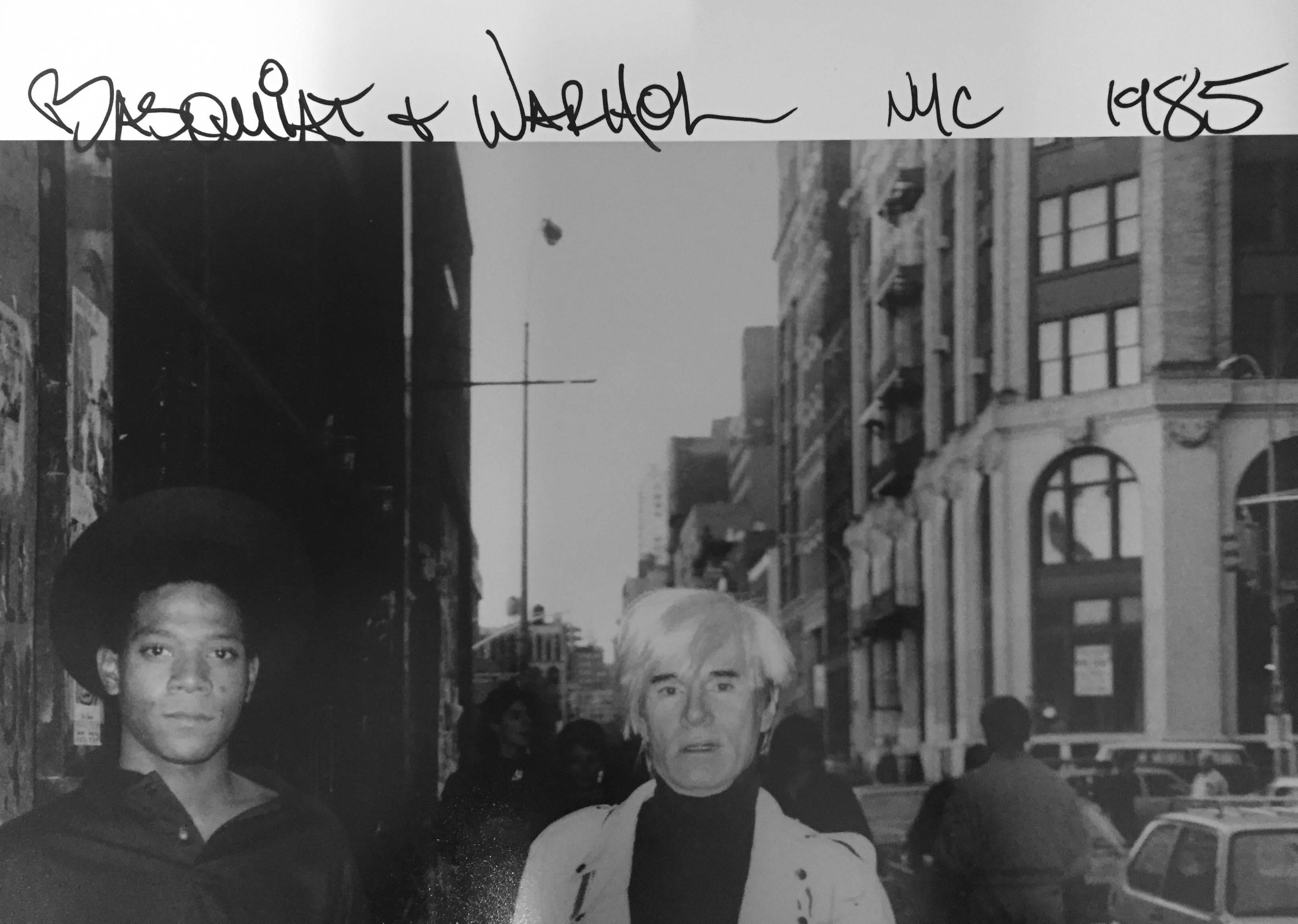 Andy Warhol and Jean-Michel Basquiat, Mercer Street, 1985 Edition 250 - Photograph by Ricky Powell