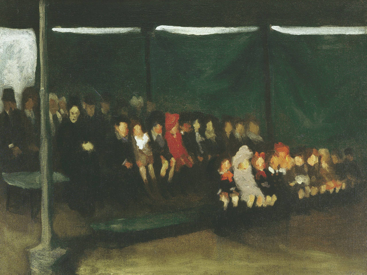 Guy Pène Du Bois Interior Painting - The Circus Tent