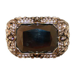 Heidi Daus Special Edition Large Stone Gold Cuff 4