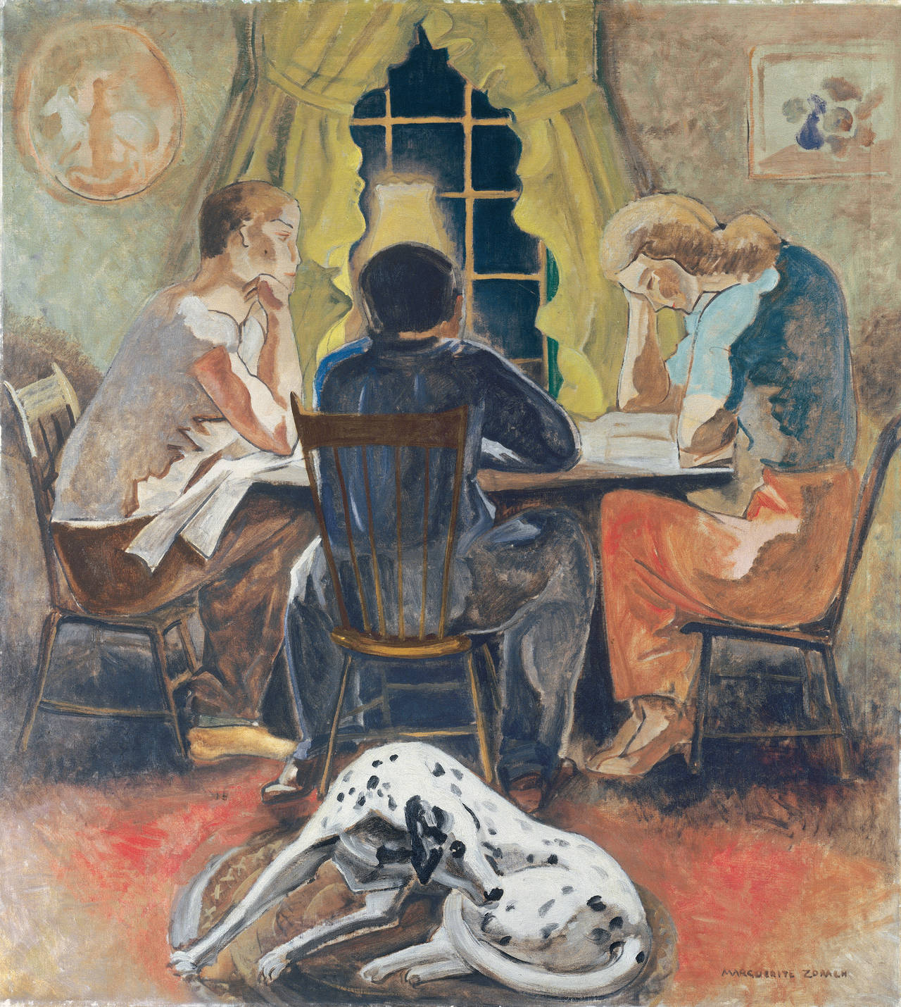 Marguerite Thompson Zorach Interior Painting - Country Evening