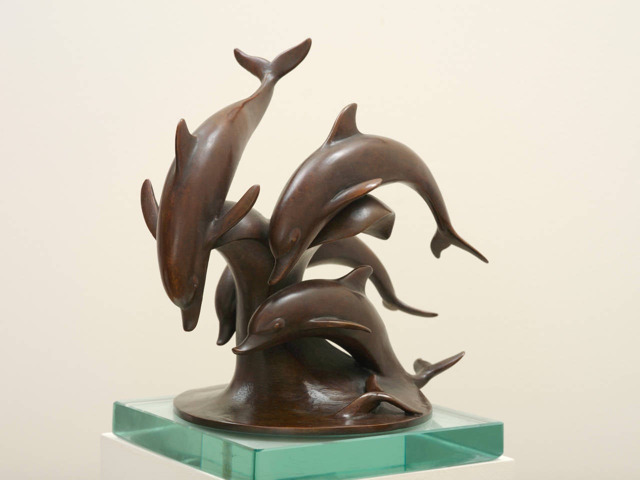Dolphins - Sculpture by Gaston Lachaise