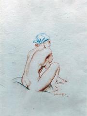 Stella sur papier, Sir William Russell Flint, britannique