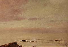 Maine Coast, Oil on Paper, 1901, American