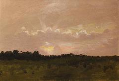 Sunburst, Santa Barbara, Oil on Paper, 1903, American