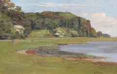 A Summer Landscape, Oil on Canvas, Danish