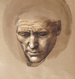 Head of a Sleeping Courtier, STUDIO OF SIR EDWARD COLEY BURNE-JONES, British