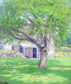 Antique Western Homestead, Oil on Canvas, Irish, Impressionist