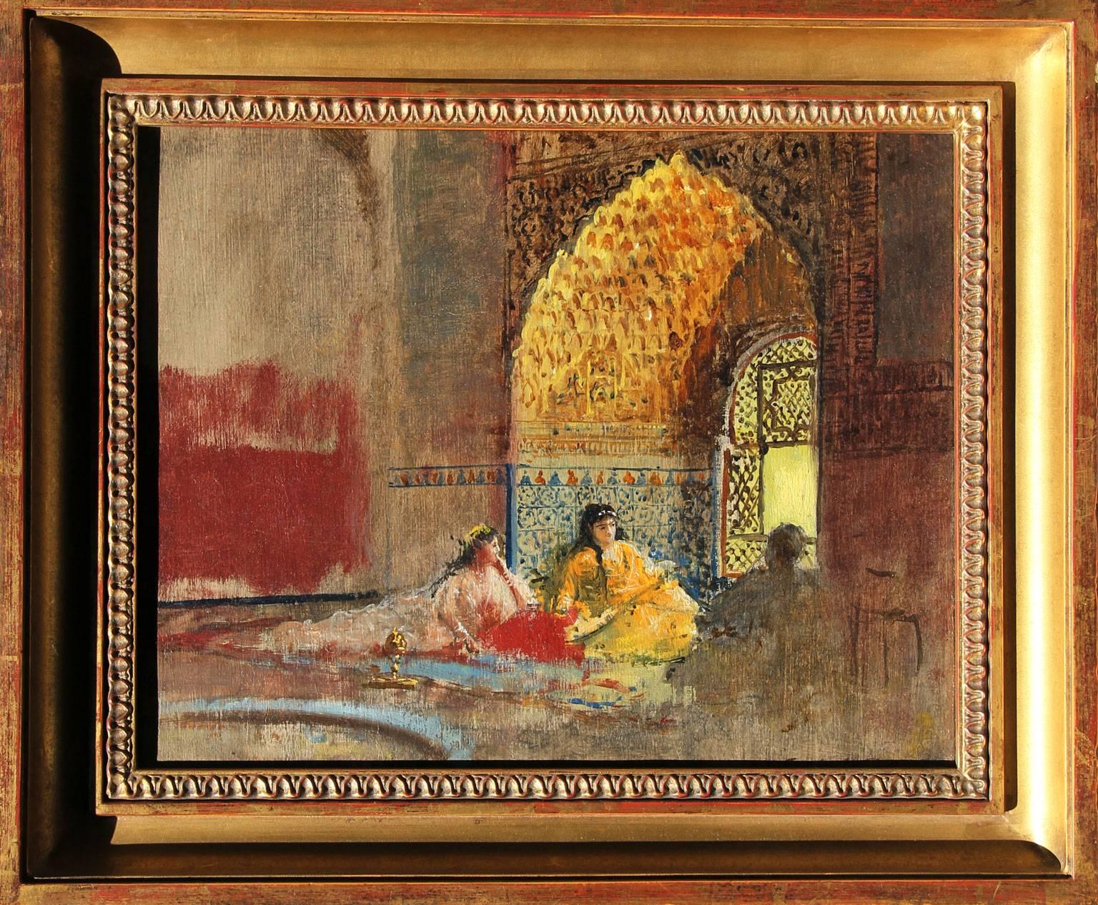 Intérieur de La Torre des Infantas, l'Alhambra, Edwin Lord Weeks, 1880 en vente 1