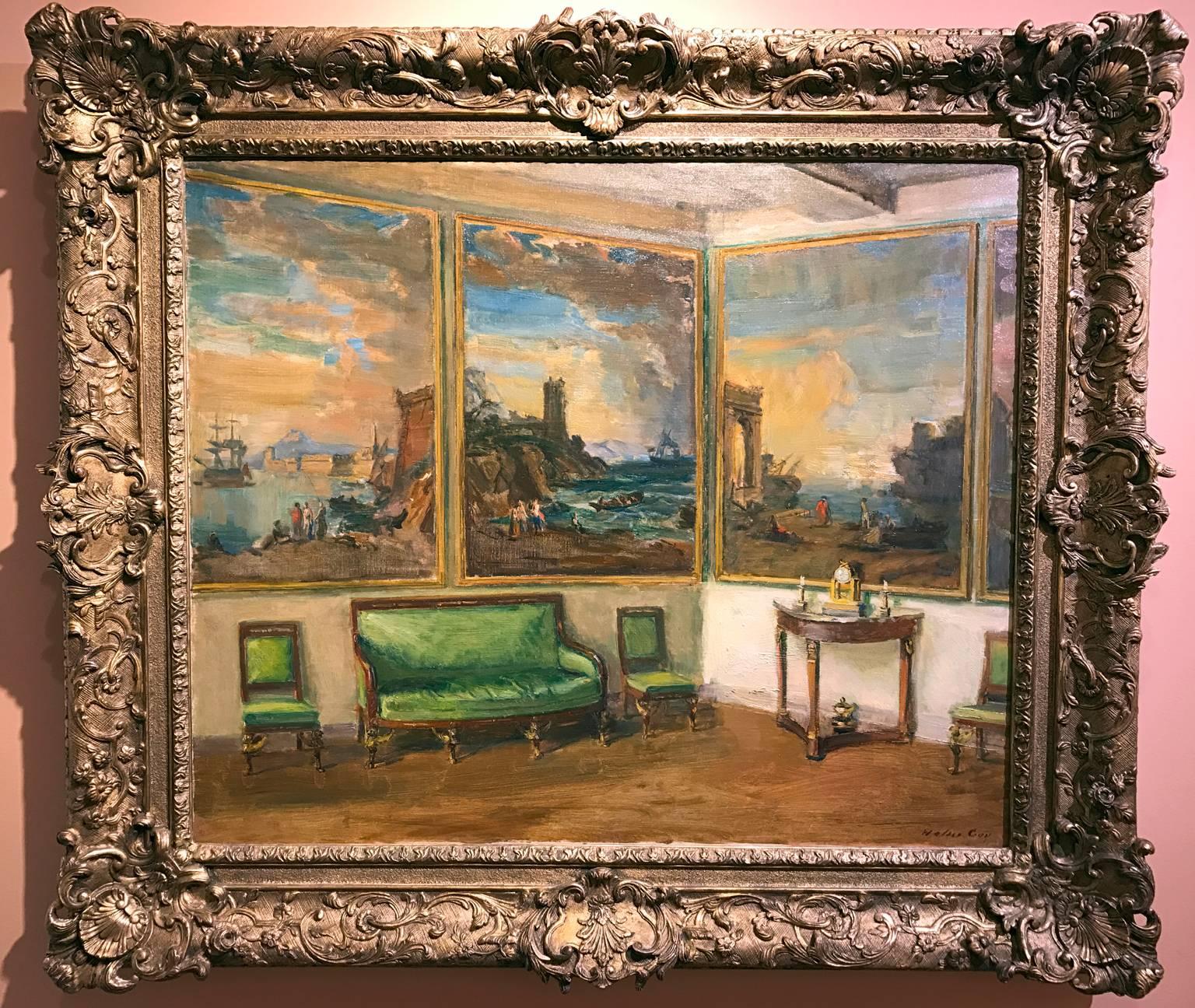 Panneaux Décoratifs, Oil on Canvas, Walter Gay, American For Sale 1