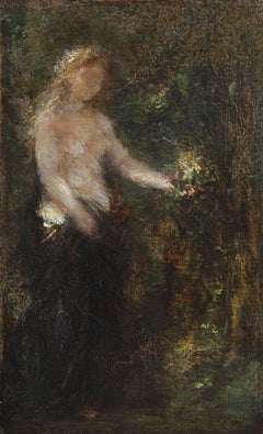 A la Mémoire de Schumann, Oil on Canvas, Henri Fantin-Latour, French