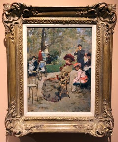 Luxembourg Gardens, Paris, Francisco Miralles, Spanish